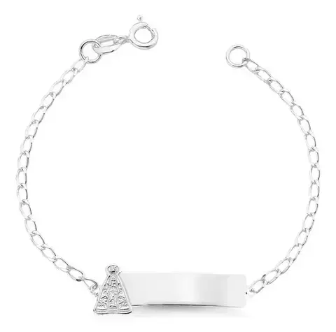 PULSEIRA INFANTIL PLAQUINHA NOSSA SENHORA - comprar online