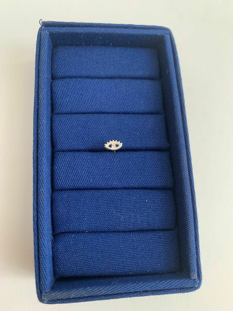 PIERCING HELIX OLHO GREGO 1 PEDRA