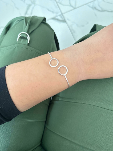 BRACELETE DOIS CIRCULOS