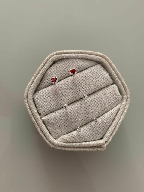 TRIO CORAÇAO, BOLINHA E ZIRCONIA
