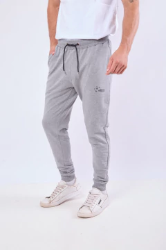 Jogger Rústico Elastizado Gris - comprar online