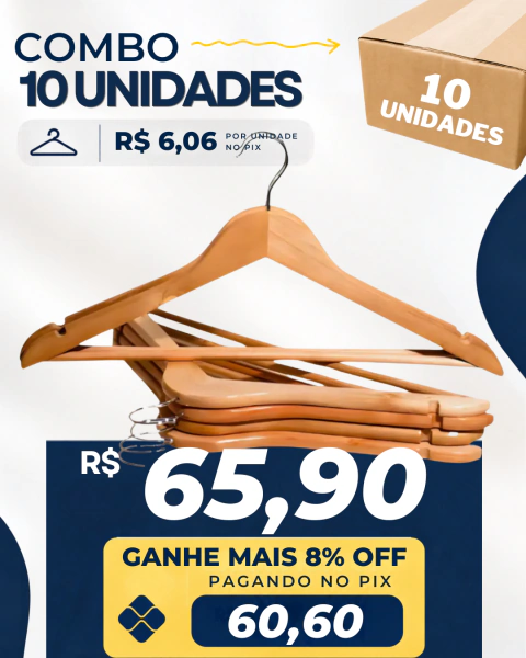 PROMO 10 CABIDES ADULTO BASICO MADEIRA