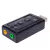 PLACA DE SOM USB 7.1 ADAPTADOR AUDIO P2 P3 PC NOTEBOOK