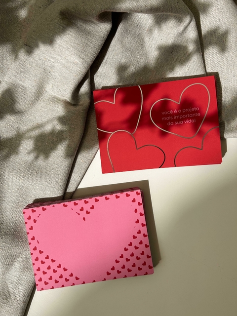 10 unds cartão Love