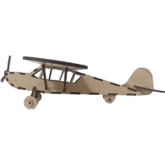 AV-007 - AVIÃO MONOMOTOR P/MONTAR | MDF | CORTE A LASER - loja online