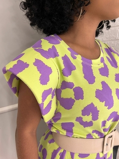 Imagem do Vestido Viscolycra Estampado Carol