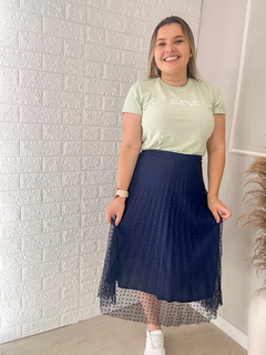 Saia Tule Star Brenda - Closet Valéria Espíndola