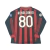 Milan Home 2009-10 Ronaldinho #80 M/L