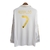 primeira camisa titular home I branca dourada manga longa real madrid 2011-2012 cristiano ronaldo cr7 robozao goat