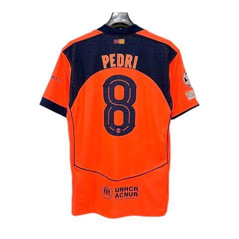 Barcelona Third 2025-26 Pedri #8 Versão Jogador - comprar online