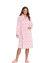 Robe manga longa feminino Rosa Corações na internet