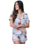 Pijama Feminino Americano Curto Agda New Bear Ursos