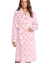 Robe manga longa feminino Rosa Corações - comprar online