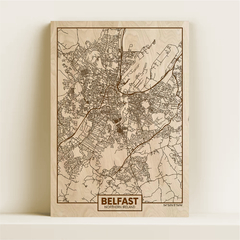 MAPA MULTILAMINADO GUATAMBU - BELFAST