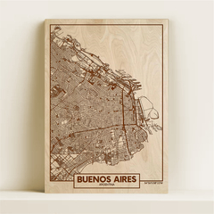 MAPA MULTILAMINADO GUATAMBU - BUENOS AIRES