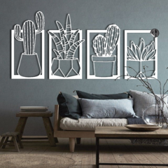 CUADRIPTICO CACTUS - comprar online