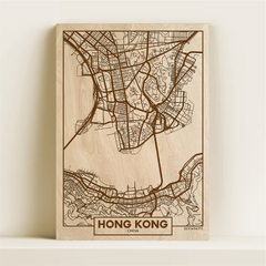 MAPA MULTILAMINADO GUATAMBU - HONG KONG