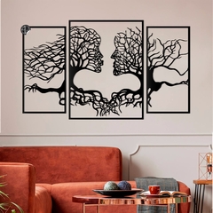 TRIPTICO COUPLE KISS