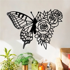 FLOWER BUTTERFLY
