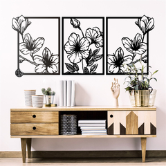 TRIPTICO FLORAL 2