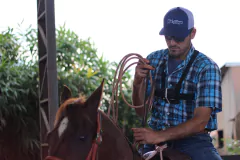 Imagem do BONE HAT SHAPE SNAPBACK BLUE ONE