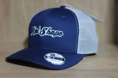 BONE HAT SHAPE SNAPBACK BLUE ONE