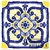 Azulejo Português - Colonial 15,4x15,4 Ref : AC02