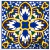 Kit 22 peças Azulejo Português - Colonial 15,4x15,4 Ref : AC05 na internet