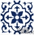 Kit 22 peças Azulejo Português - Colonial 15,4x15,4 Ref : AC12 - Antigos Azulejos - Loja de azulejos e pisos Antigos