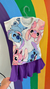 Conjunto Stitch Branco - short/saia - licenciado - (cópia) - Babuu Infantil | Para Meninas de 2 a 10 anos