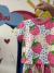 Conjunto morango com poá rosa manga - toque de algodão - comprar online