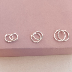 Trio de Argolinhas Bolinhas