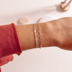 Pulseira Corações Dupla