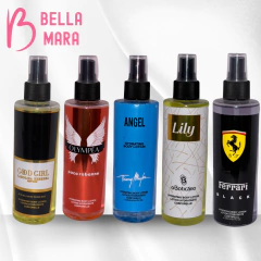 Kit 5 Body Splash Perfumes Importados 230ml