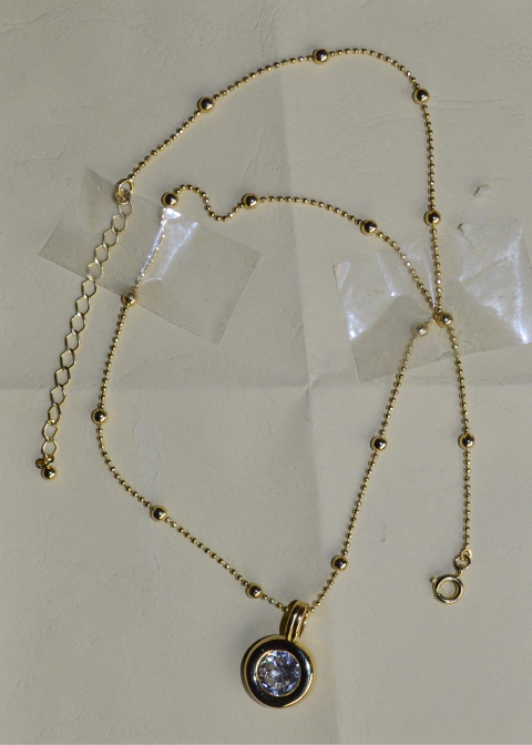 Colar Banhado a Ouro Halo Dots - comprar online