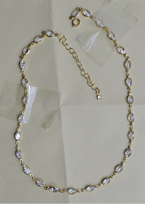 Colar Banhado a Ouro Celeste Link - comprar online