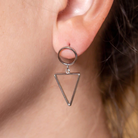 Brinco Círculo Triângulo G