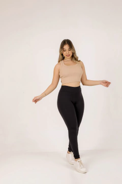 Calça legging confortável poliamida casual