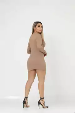 Vestido Feminino Balada Curto Tubinho Modelador Gola Alta - loja online