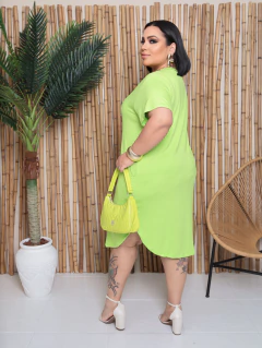 Vestido Camiseta Plus Size – Caimento Soltinho e Estiloso Moda Casual e Despojada - Rocha Forte Modas