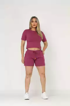 Conjunto Feminino Soltinho De Short E Blusa Cropped Verão - comprar online