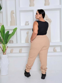 Apenas Atacado - Calças Moletom Feminina Básica Tradicional Lisa Adulto - Rocha Forte Modas