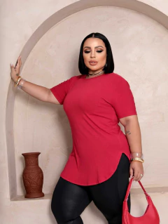 Apenas Atacado - Blusa Feminina Plus Size Tapa Bumbum Blusão Alongada