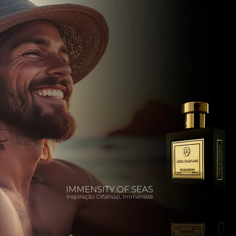 KIT ESSENCIAL PARA O DIA A DIA: IMMENSITY OF SEAS 50mL+ COSMIC SCENT 50mL + SUNNY BEACH 50mL