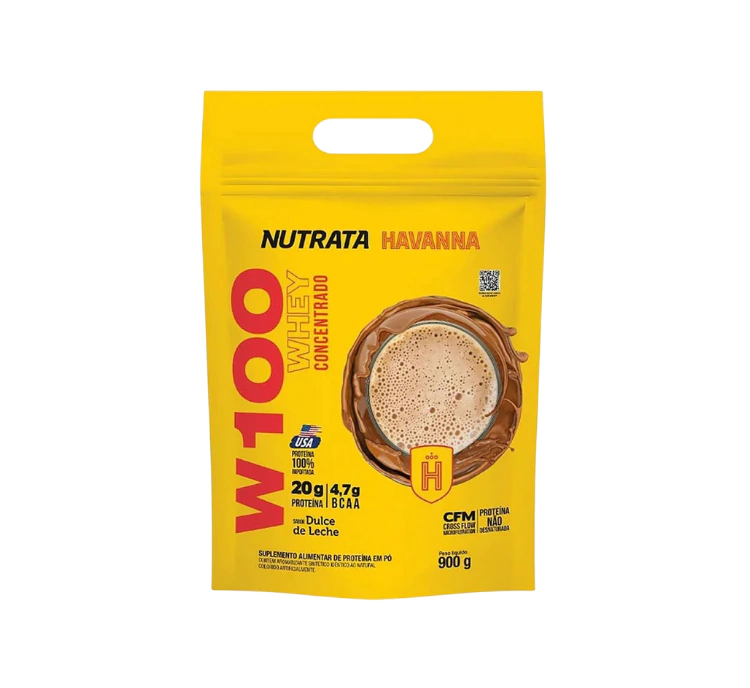 W100 WHEY HAVANNA REFIL (900G) - NUTRATA