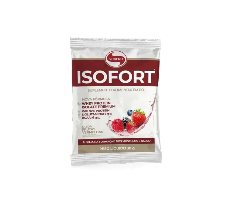 ISOFORT WHEY PROTEIN ISOLADO (30G) - VITAFOR