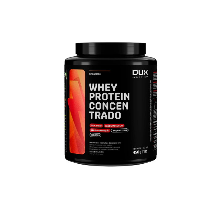 WHEY PROTEIN CONCENTRADO (450G) - DUX NUTRITION
