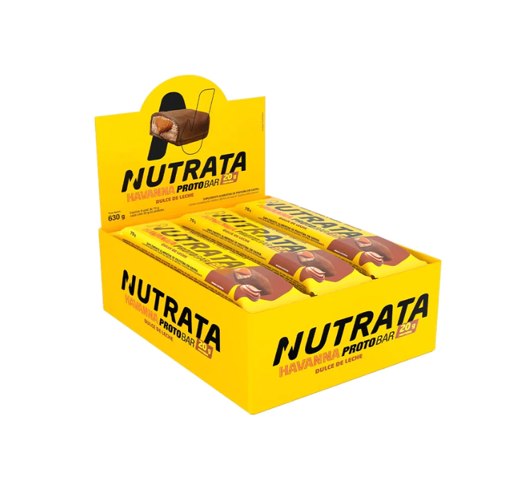 PROTOBAR HAVANNA DOCE DE LEITE (CAIXA COM 9 UN.) - NUTRATA