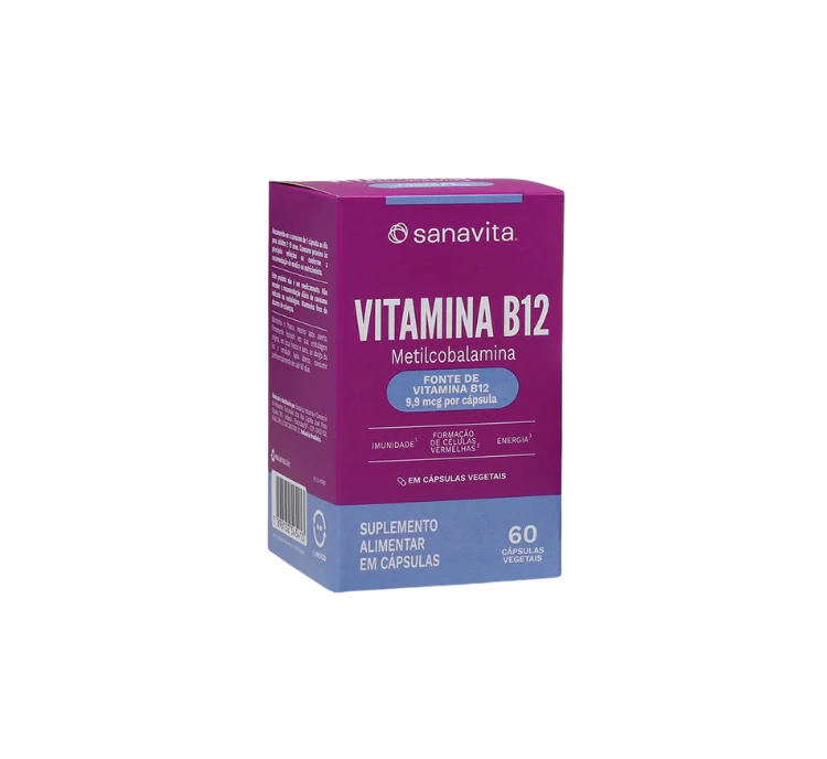 VITAMINA B12 (60 CAPS) - SANAVITA