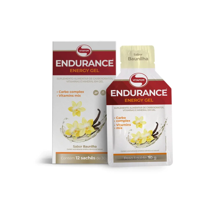 ENDURANCE ENERGY GEL 12 SACHES DE 30G - VITAFOR